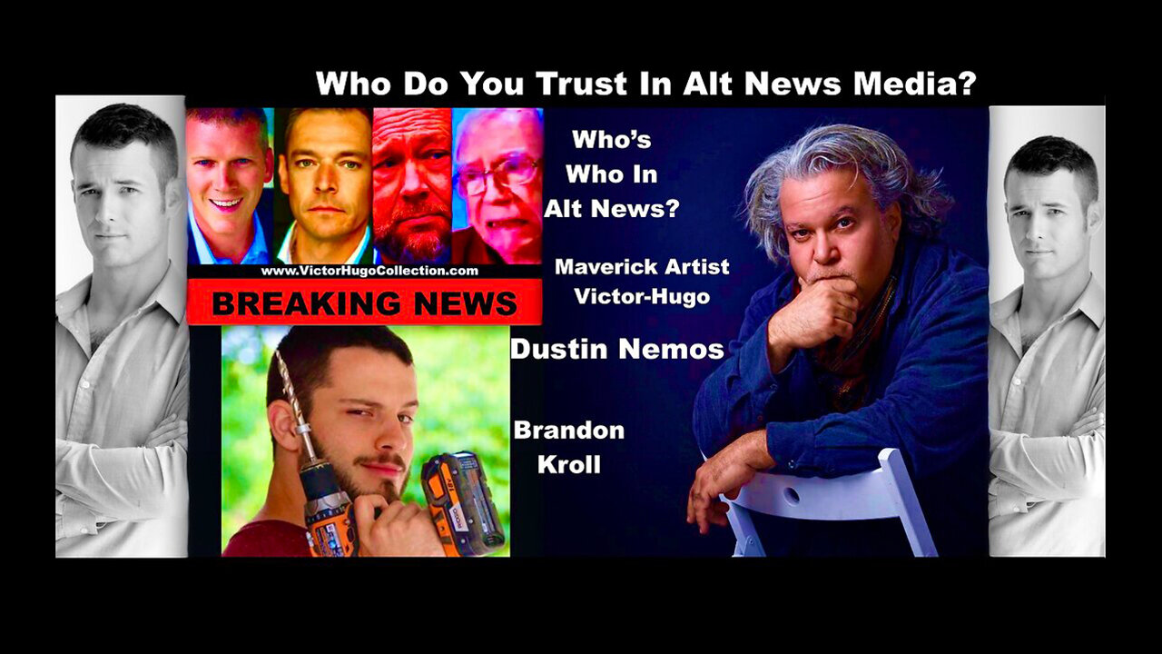 Dustin Nemos Brandon Kroll Victor Hugo Apocalypse Now Exposes Stew Peters Jim Fetzer Mike Adams