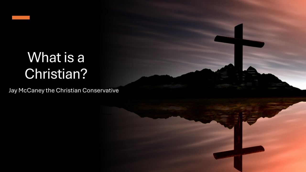 What is a Christian?