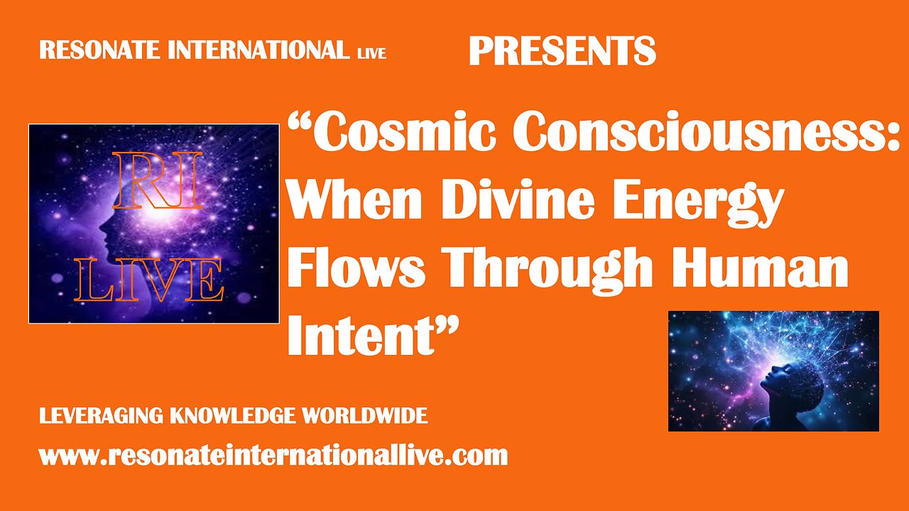 “Cosmic Consciousness: When Divine Energy Flows Through Human Intent”