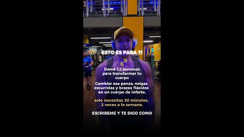 12 semanas son suficientes, escríbeme y te digo como 👇