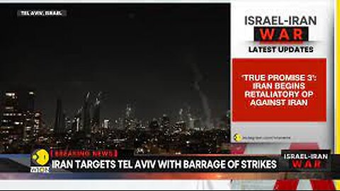TEL AVIV SET ABLAZE-ISRAEL RESPONDS WITH ANOTHER ATTACK UPON IRAN