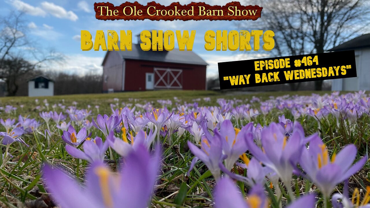 "Barn Show Shorts" Ep. #464 “Way Back Wednesdays”