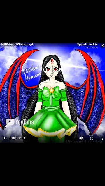 Oc speedpaint new wings for the vampire god