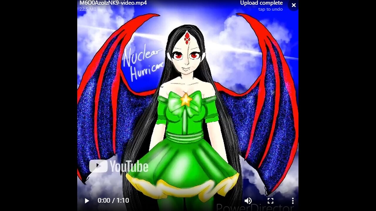 Oc speedpaint new wings for the vampire god