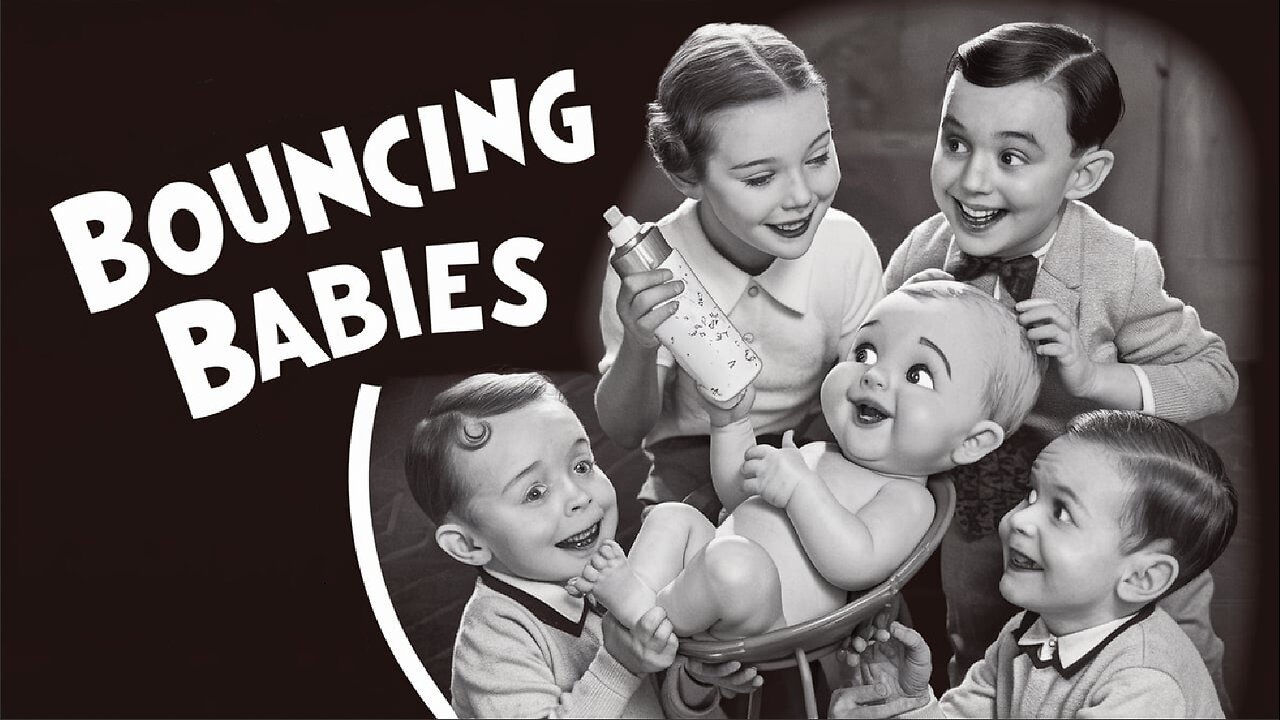 BOUNCING BABIES (1929) Norman 'Chubby' Chaney, Jean Darling & Allen 'Farina' Hoskins | Comedy, Short | Nostalgic Flick