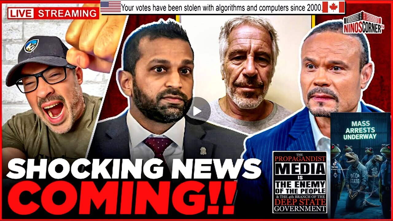 Kash Patel: ‘Shocking’ Truth Coming Soon — Bongino Flips on Epstein!