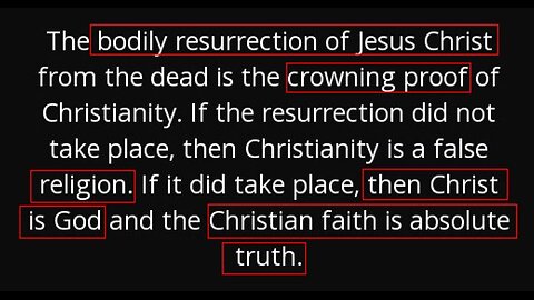 Who could deny that Jesus IS GOD and that He rose PHYSICALLY from the dead?!