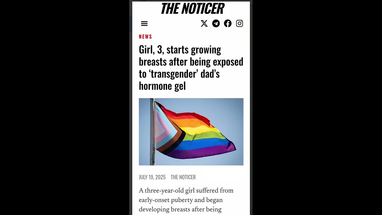Transgenders should NOT be allowed to have children around them