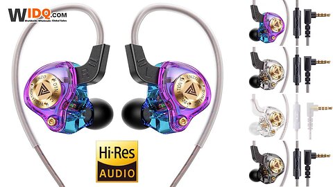 🎧 QKZ ENZO Wired Sports Earbuds – Pro Hi-Res Sound, Ultimate Performance! 🎵