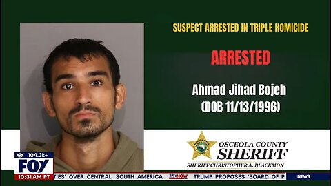 Osceola Sheriff: Kissimmee triple shooting was random, 'cold-blooded,' premeditated