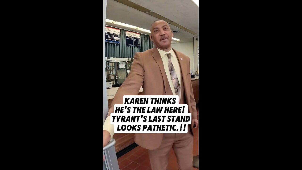 How KAREN parades her two master’s degrees, acting like they certify his as ‘Post Office Overlord’