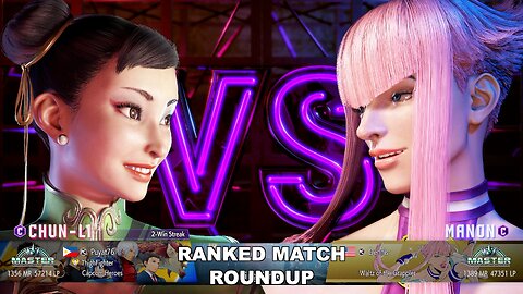 Kuya Kalbo SF6 Ranked Match Roundup. Chun Li Master Rank [Hori Fight Stick]