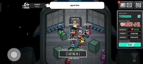 Among us pro player in Impostor