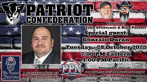 Patriot Confederation - Gonzalo Duran Interview (October 28, 2025)