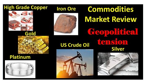 High Grade Copper, Iron Ore, Gold, Silver, Platinum, US Crude Oil Analysis Jun 26 2025