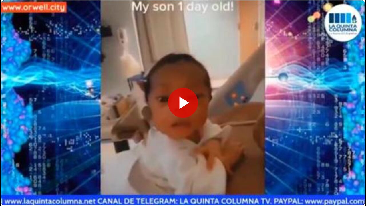 More on the black eyed babies (Pandemic vaccinated babies) from La Quinta Columna