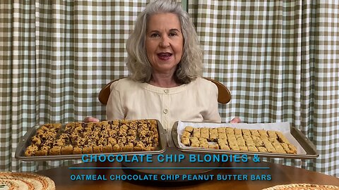 30-minute Chocolate Chip Bars | 2 Recipes #cookiebars