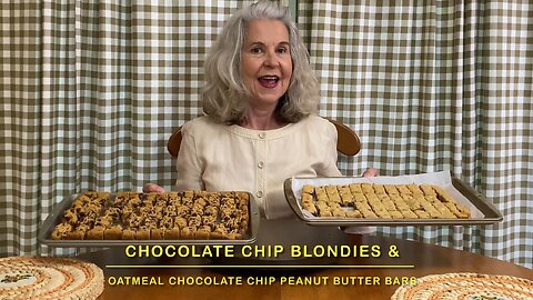 30-minute Chocolate Chip Bars | 2 Recipes #cookiebars