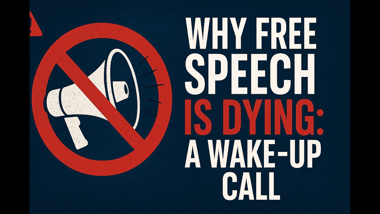 Why Free Speech Is Dying: A Wake-Up Call