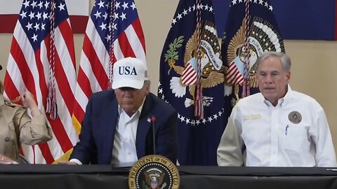 President Trump participates in roundtable with Texas flood first responders