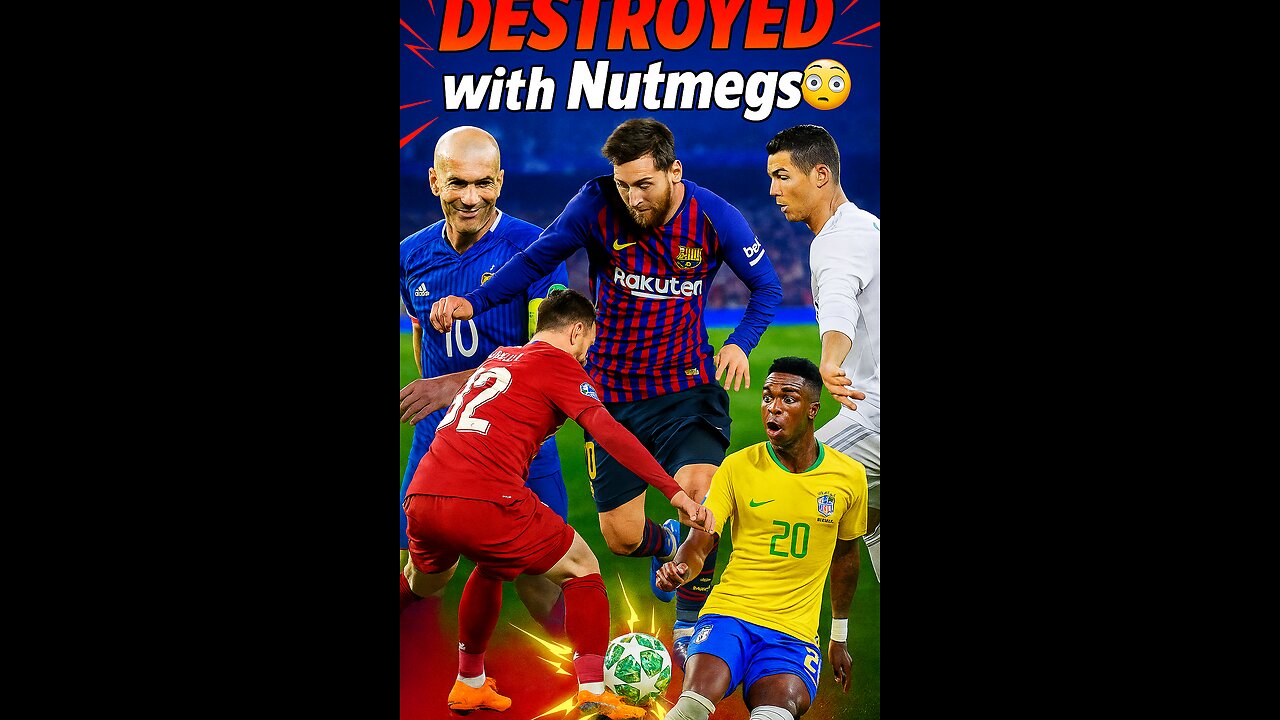 Legends Who HUMILIATED Defenders with Nutmegs ⚽🔥 | Messi, Ronaldo, Zidane & Vini
