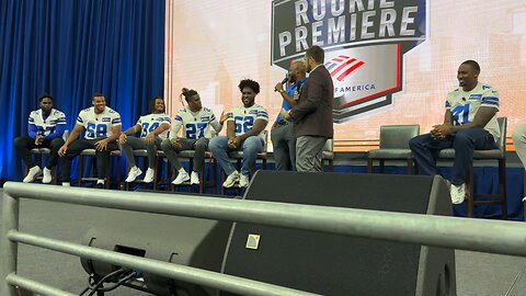 Paper Scissors Rock NFL Dallas Cowboys rookies Jaz Alexander