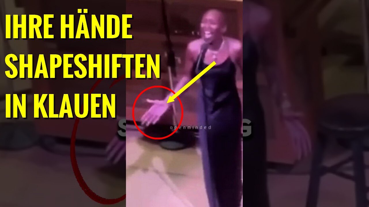 Ist Cynthia Aribo eine gestaltwandelnde Reptilianerin die hier beim Shapeshiften erwischt wurde?