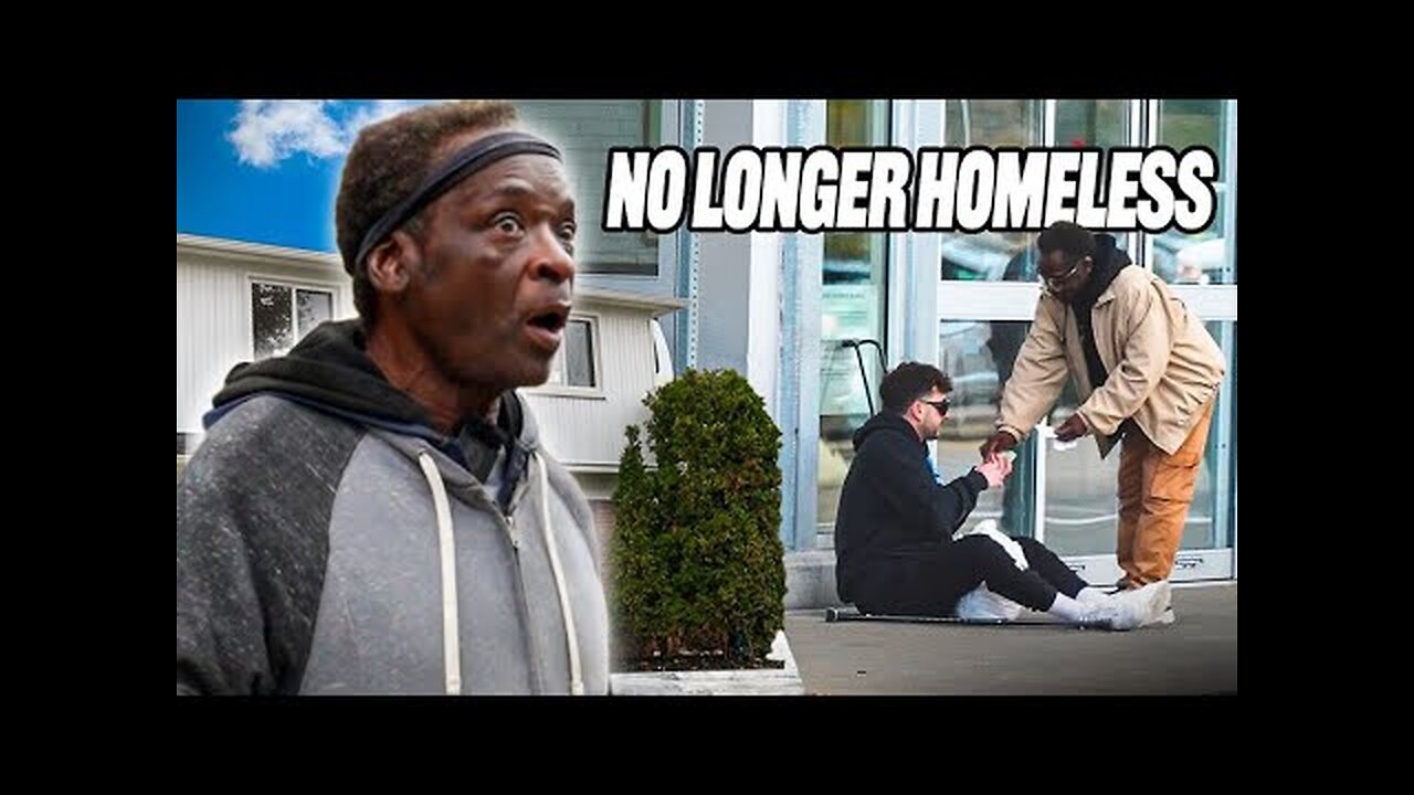 Blind Homeless Man Turns Last Dollar Into a New Home
