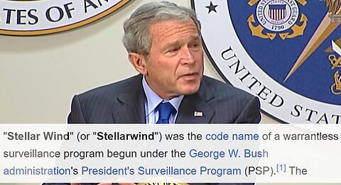 Big Brother is WATCHING👀 (Patriot Act, warrantless surveillance).