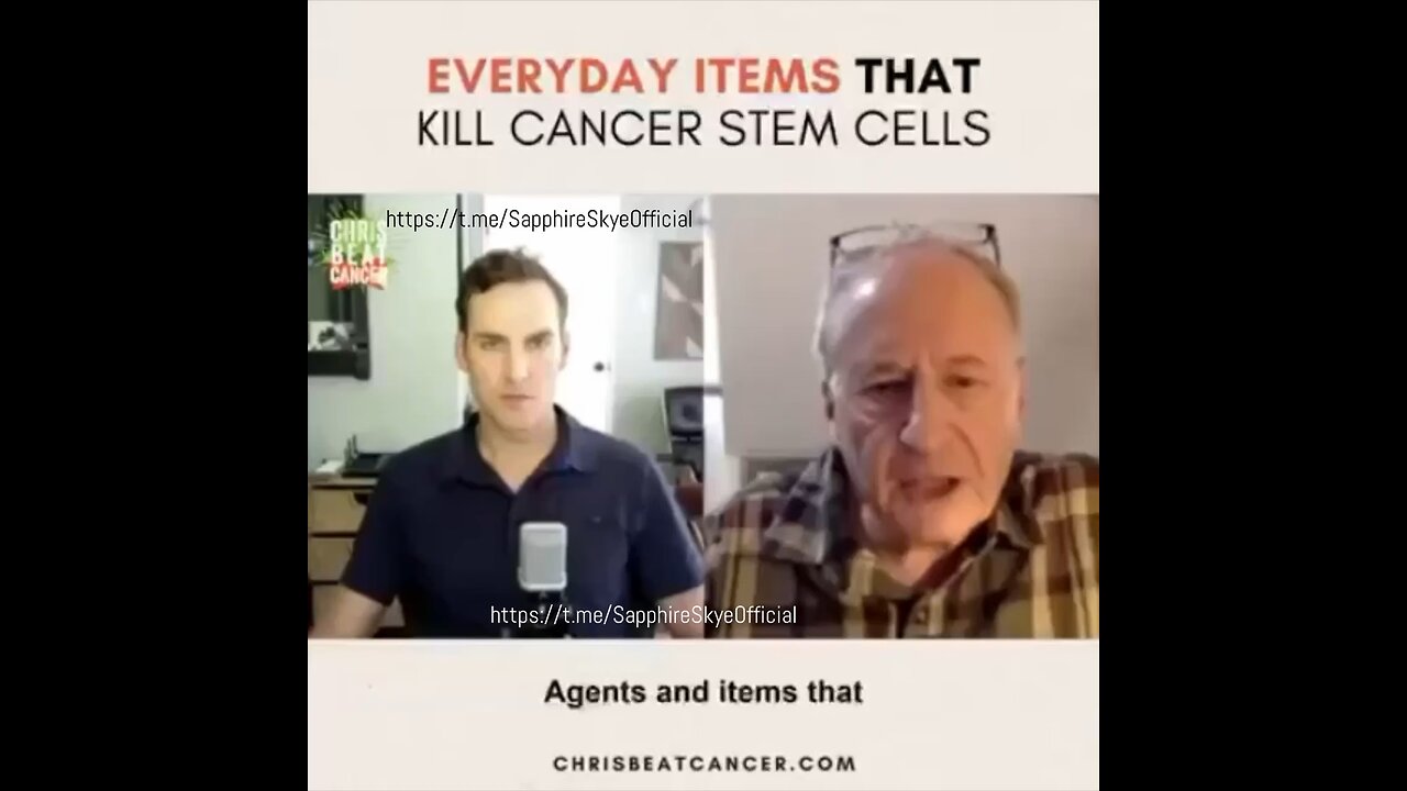 EVERYDAY ITEMS THAT KILL CANCER STEM CELLS