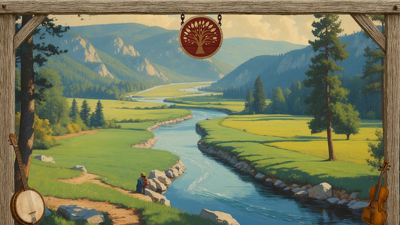 Appalachian Bluegrass Instrumental 🎶004 - Relaxing Background Music