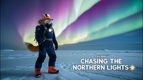Chasing the Northern Lights 🌌❄️ | Arctic Aurora Adventure with Tiko Bhai