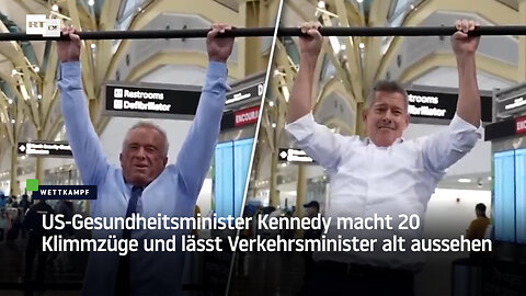 US-Gesundheitsminister Kennedy macht 20 Klimmzüge und lässt Verkehrsminister alt aussehen