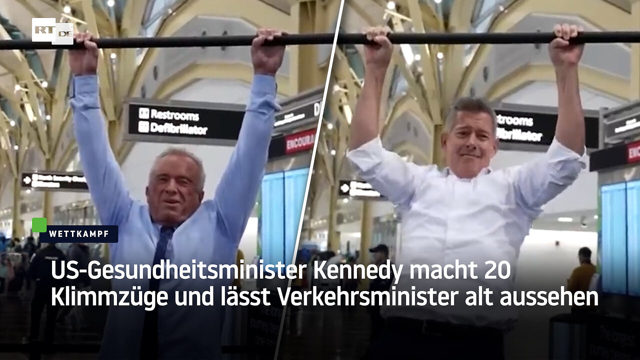 US-Gesundheitsminister Kennedy macht 20 Klimmzüge und lässt Verkehrsminister alt aussehen
