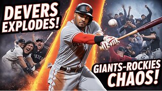 Rafael Devers Hits HOME RUN That Sparks Crazy Giants-Rockies Brawl?
