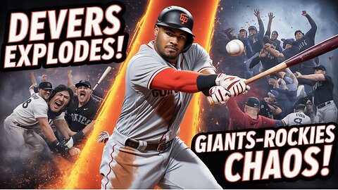 Rafael Devers Hits HOME RUN That Sparks Crazy Giants-Rockies Brawl?