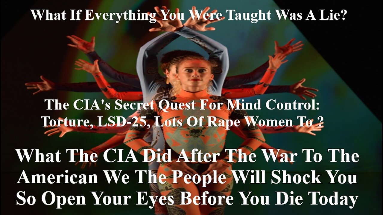 What The CIA Did After The War To The American We The People Will Shock You Open Your Eyes