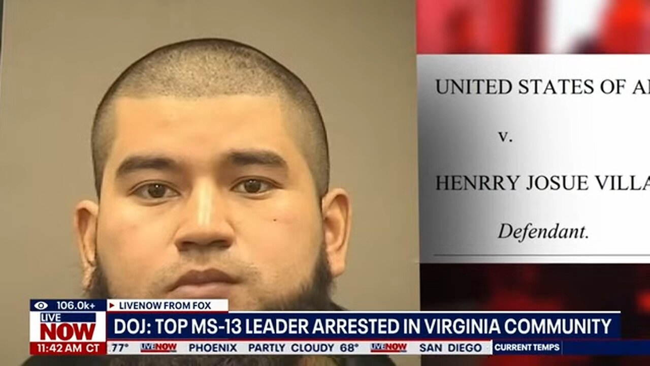 NEW DETAILS: MS-13 leader arrested in Virginia, DOJ says
