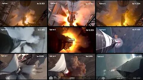ALL 9 STARSHIP FLIGHT TEST IN 1