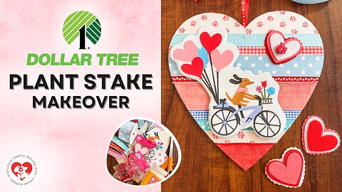 Valentine Dachshund DIY 🐶❤️ Easy Dollar Tree Dog Decor Makeover
