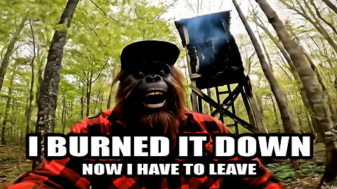 Bigfoot Vlog 1 - They blamed me on the news.... They were right :)