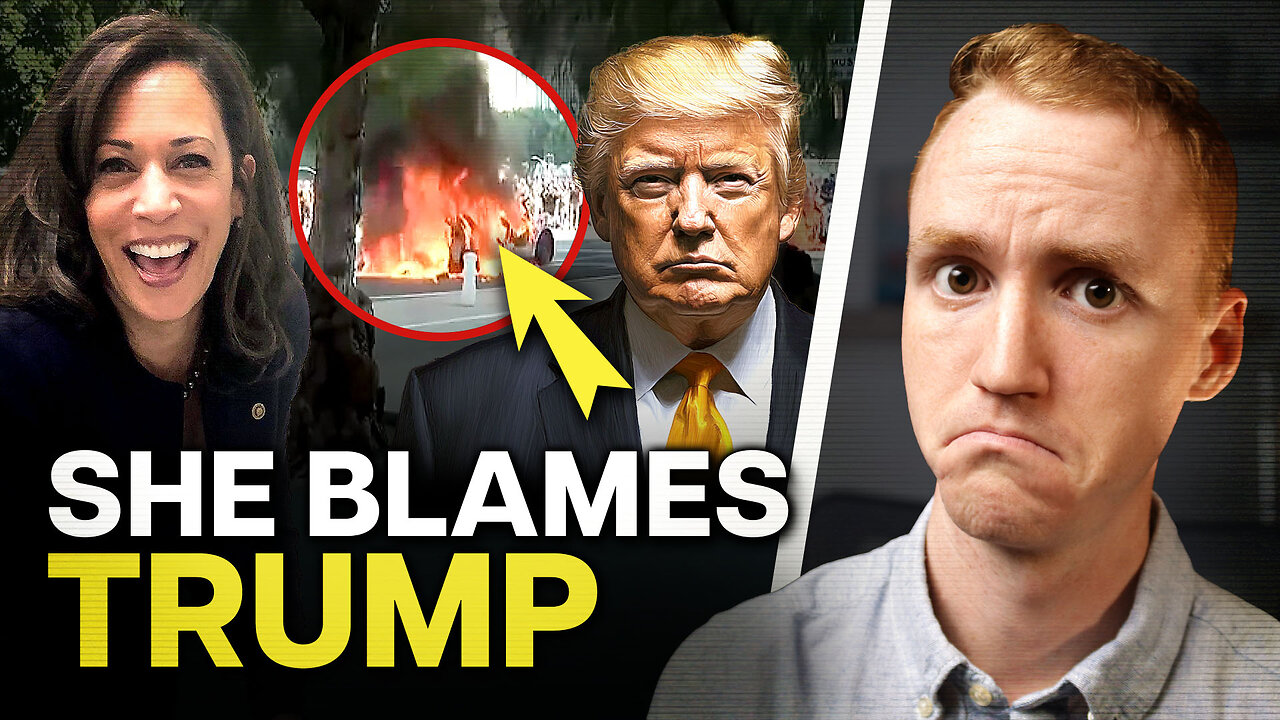 Kamala Harris Blames Trump for LA Riots.