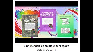 Libri Mandala da colorare per l'estate