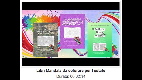 Libri Mandala da colorare per l'estate