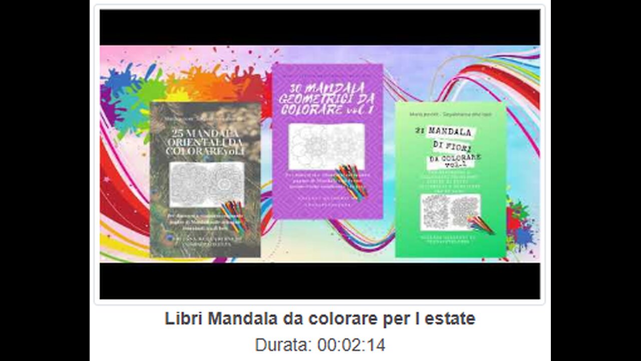 Libri Mandala da colorare per l'estate