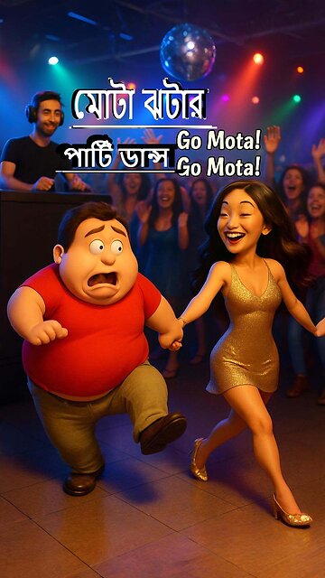 মোটা ঝটার থাইল্যান্ড পার্টি ডান্স