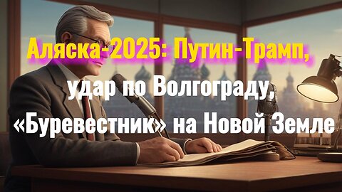 Аляска-2025: Путин-Трамп, удар по Волгограду, «Буревестник» на Новой Земле