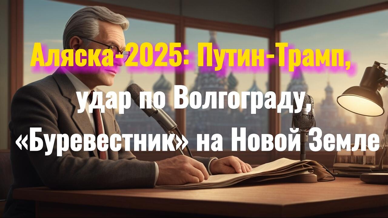 Аляска-2025: Путин-Трамп, удар по Волгограду, «Буревестник» на Новой Земле