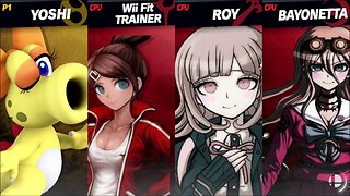 Yellow Birdo vs Aoi & Nanami & Iruma [MAKI SSBU Member Request - LIMITED INPUT]