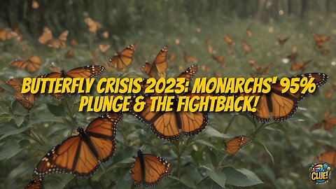The Alarming Decline of Monarch Butterflies in 2023